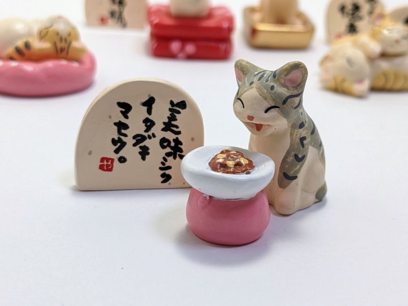 御猫様「ちび」【サバトラ5種】セット - sayama yasuhiro`s cat art 