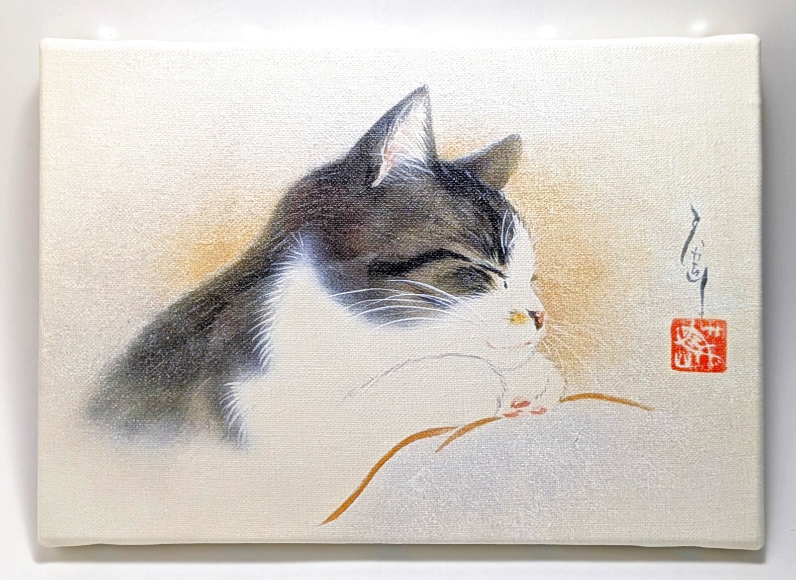 キャンバス複製画「微笑む。」